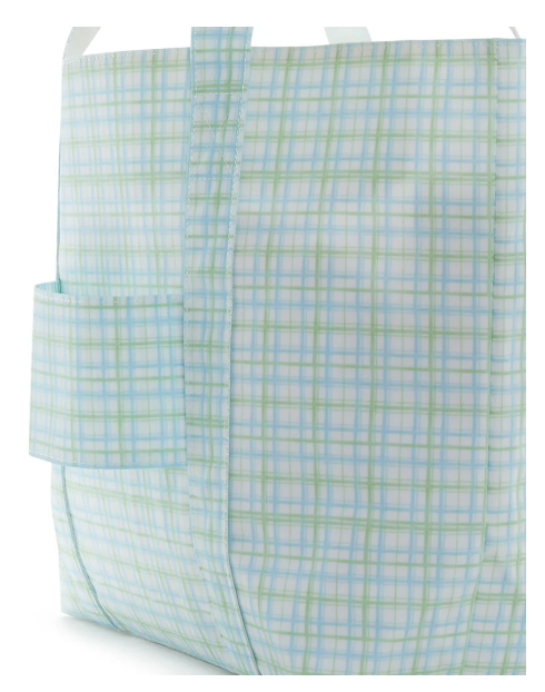 JUMBO TOTE - X-Large Tote CLASSIC PLAID GREEN