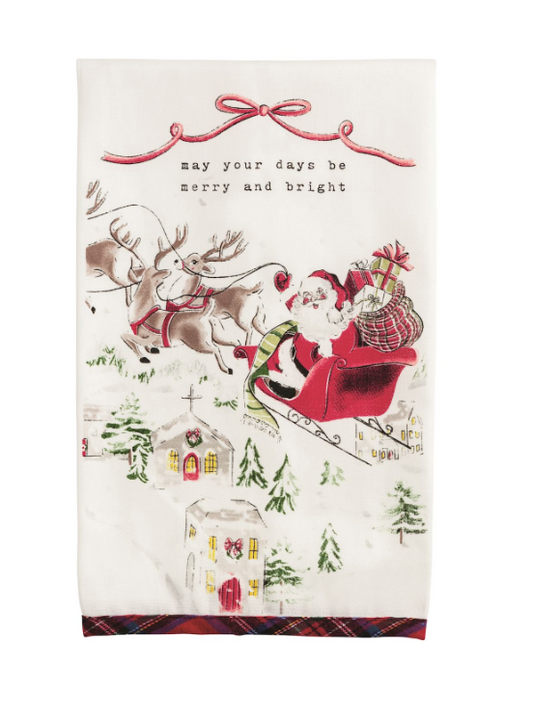 MAY YOUR DAYS PRINTED TOWEL