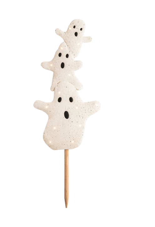 Ghosts Light Up Yard Stake