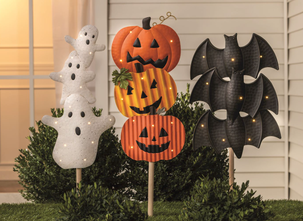 Ghosts Light Up Yard Stake