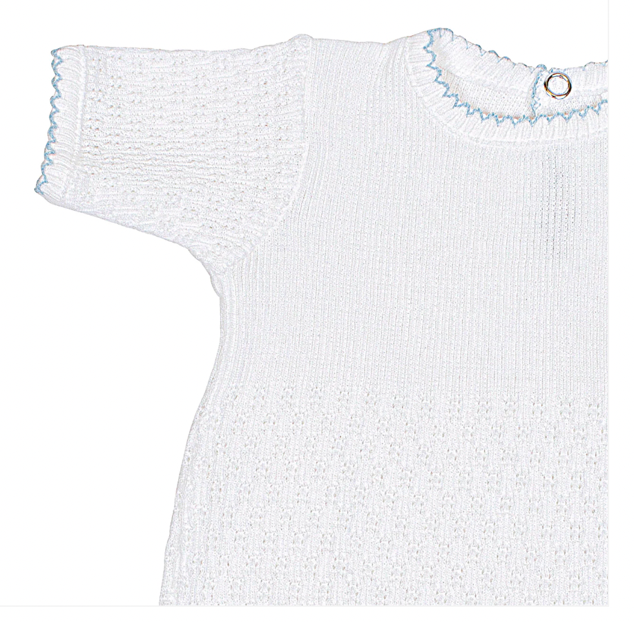 Paty Knit Short Sleeve Romper (PREORDER ETA April)