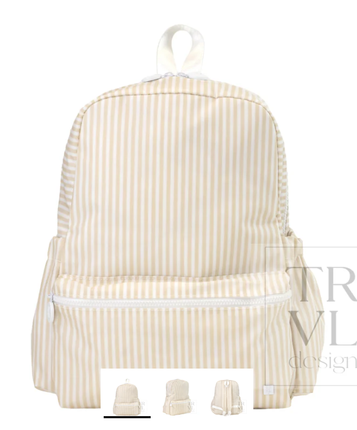 BACKPACKER - BACKPACK PIMLICO STRIPE SAND by TRVL Designs
