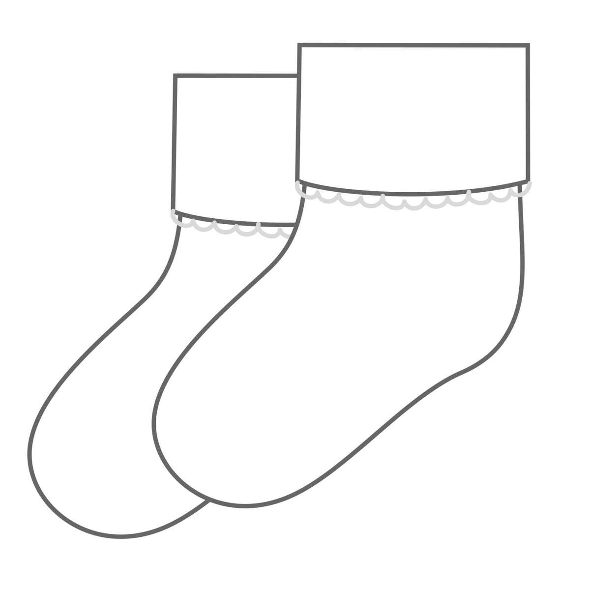 Magnolia Baby Picot Trim Socks