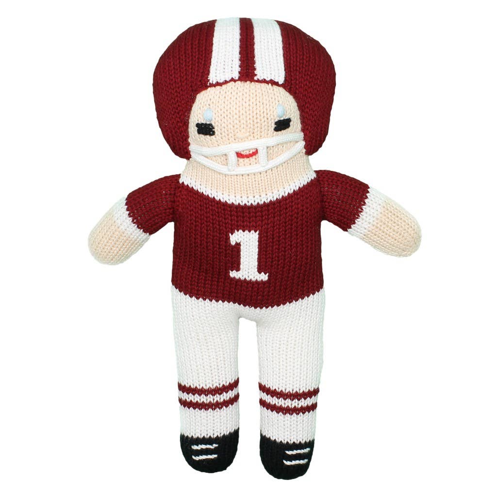 Football Player Knit Doll