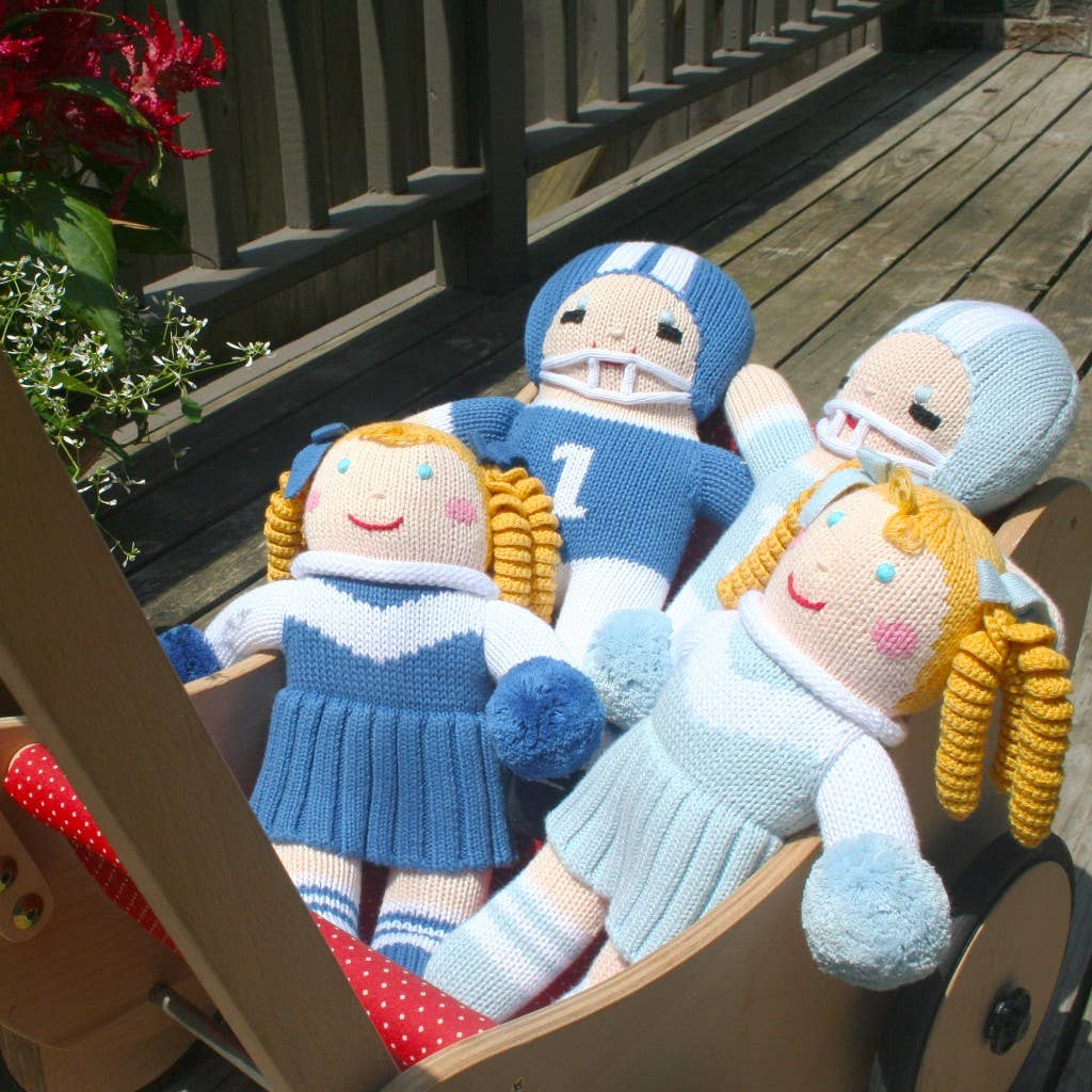 Football Player Knit Doll