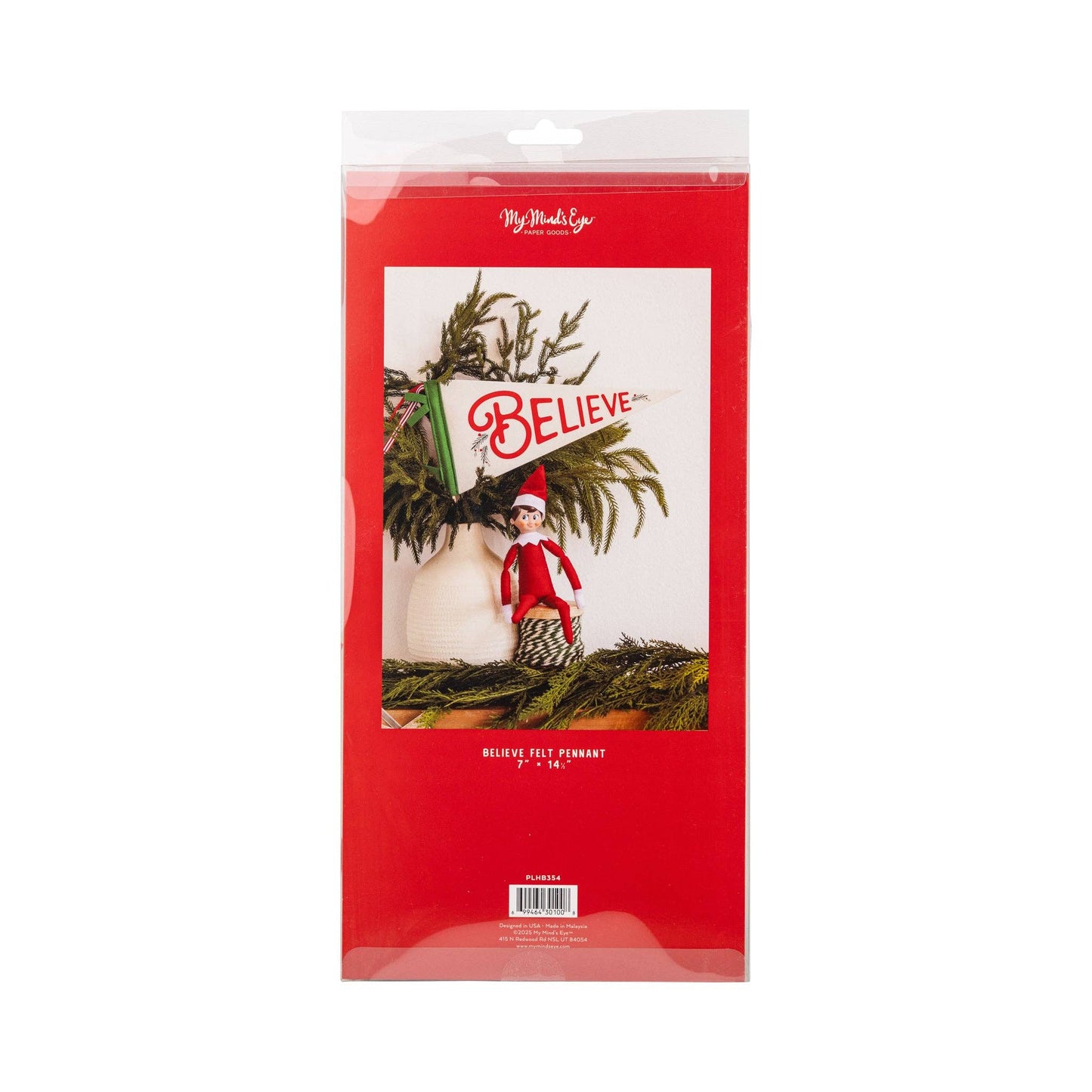 Believe Felt Pennant Banner