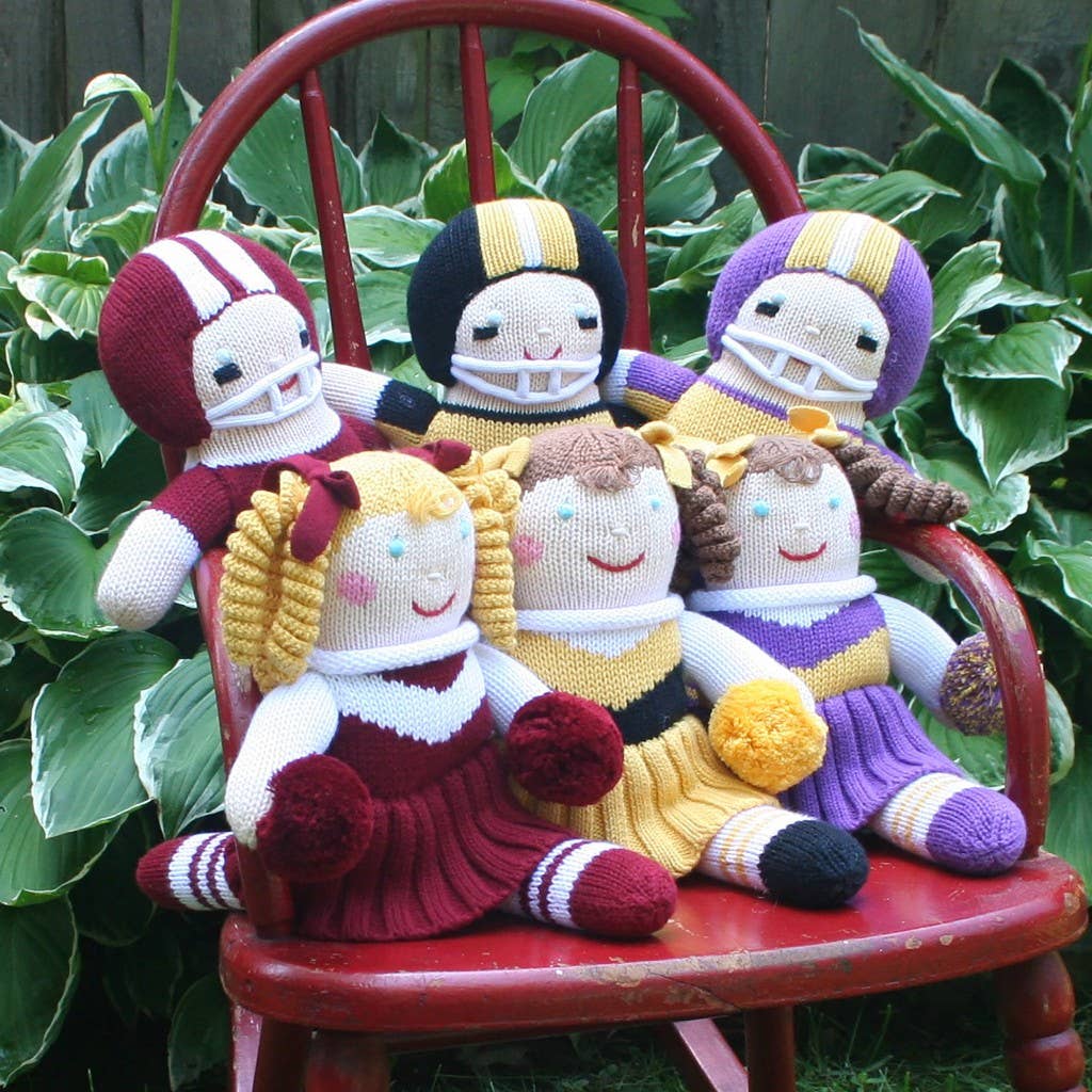 Football Player Knit Doll