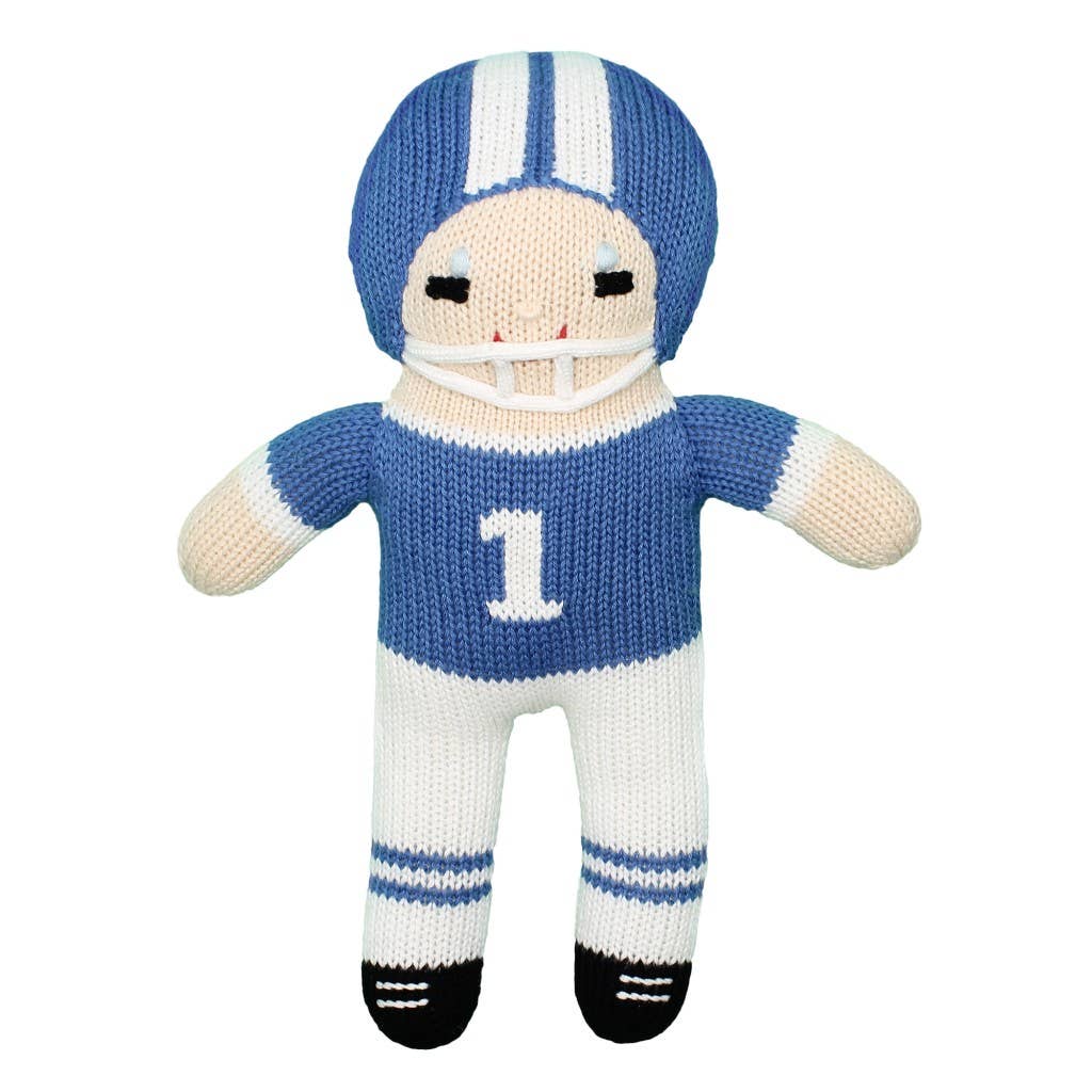 Football Player Knit Doll