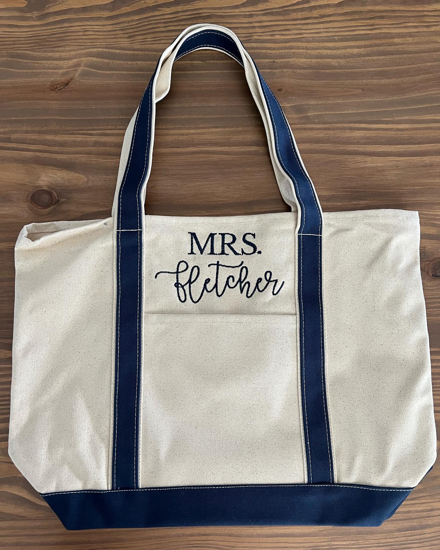 Personalized Canvas Tote