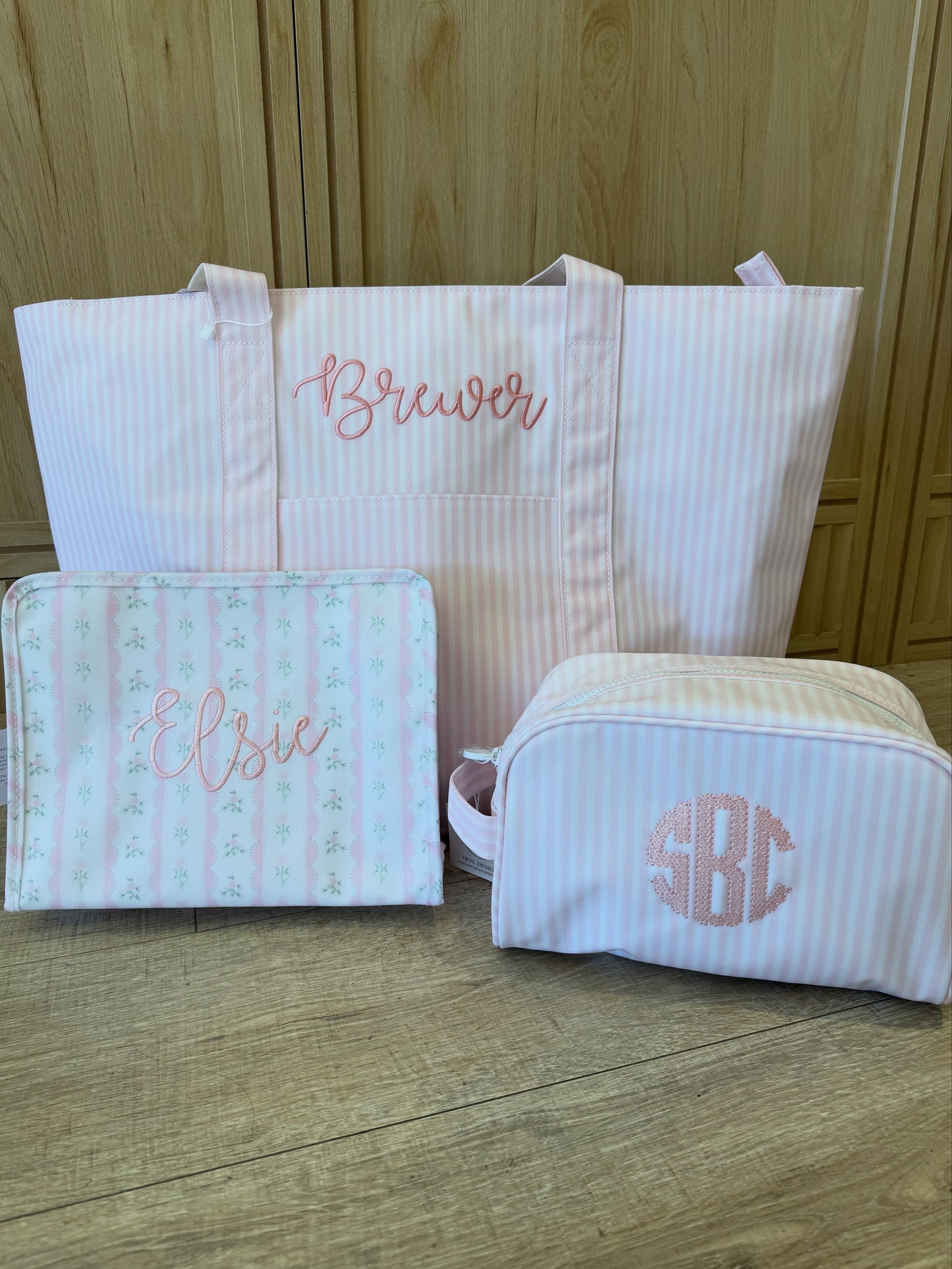 JUMBO TOTE - X-Large Tote PIMLICO STRIPE PINK