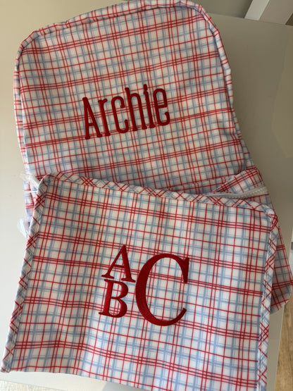 Large Roadie - CLASSIC PLAID RED by TRVL Designs