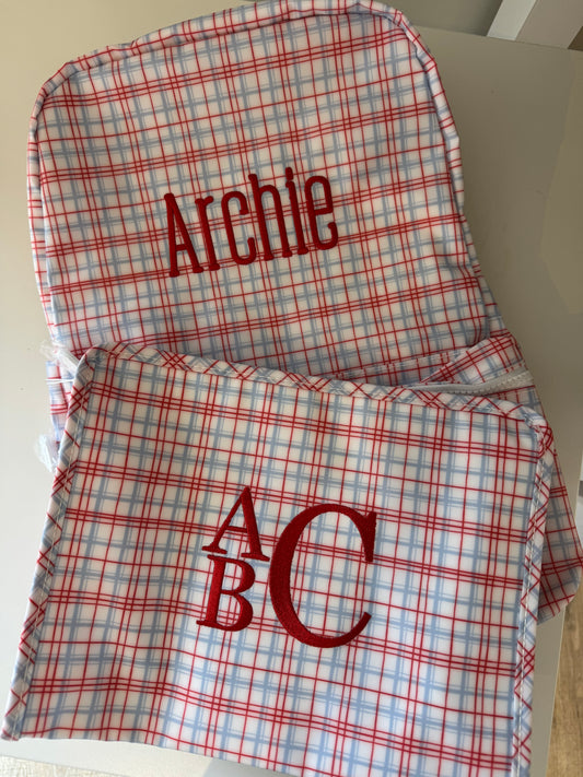 Large Roadie - CLASSIC PLAID RED by TRVL Designs