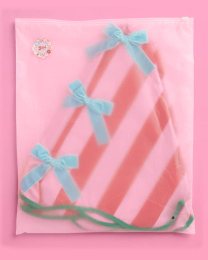 Candy Cane Tree Skirt - pink and red Xmas Christmas