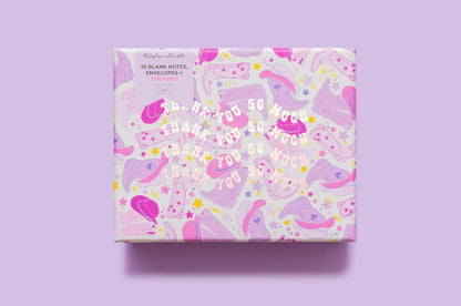 Boxed Notecard Set - Let's Go Girl - 10 Card Set