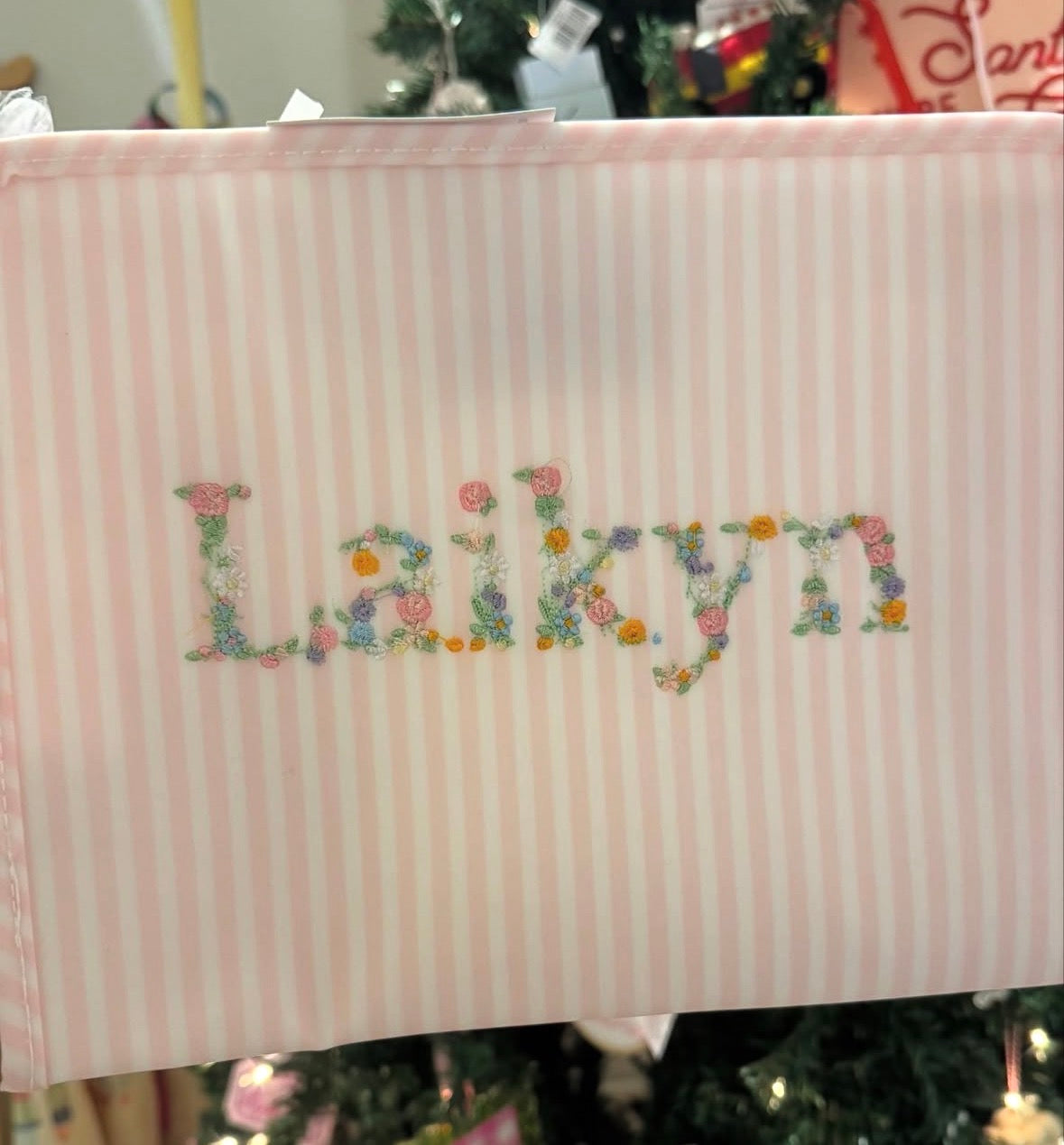 Large Roadie - Pimlico Pink Stripe