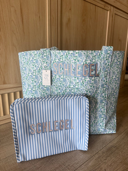 Large Roadie - Pimlico Stripe Chambray by TRVL Designs