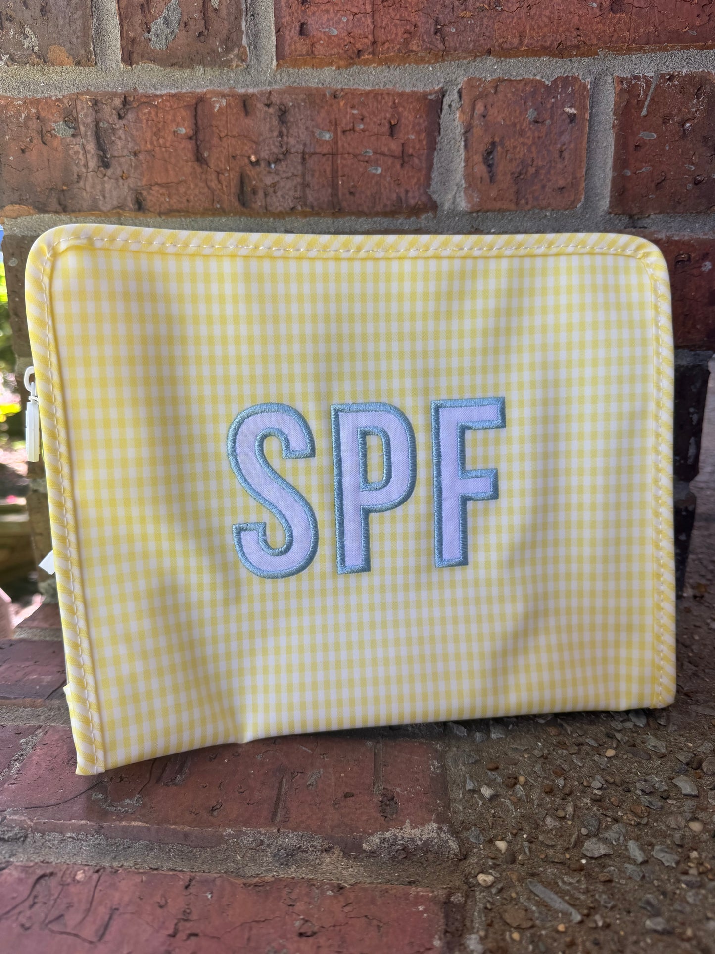 Large Roadie - GINGHAM BUTTERCUP by TRVL Designs