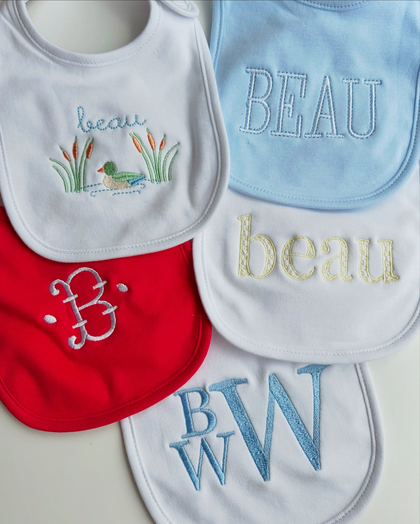 Embroidered Bib