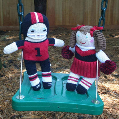 Football Player Knit Doll