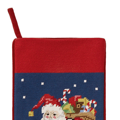 Santa Chimney Embroidered Stocking