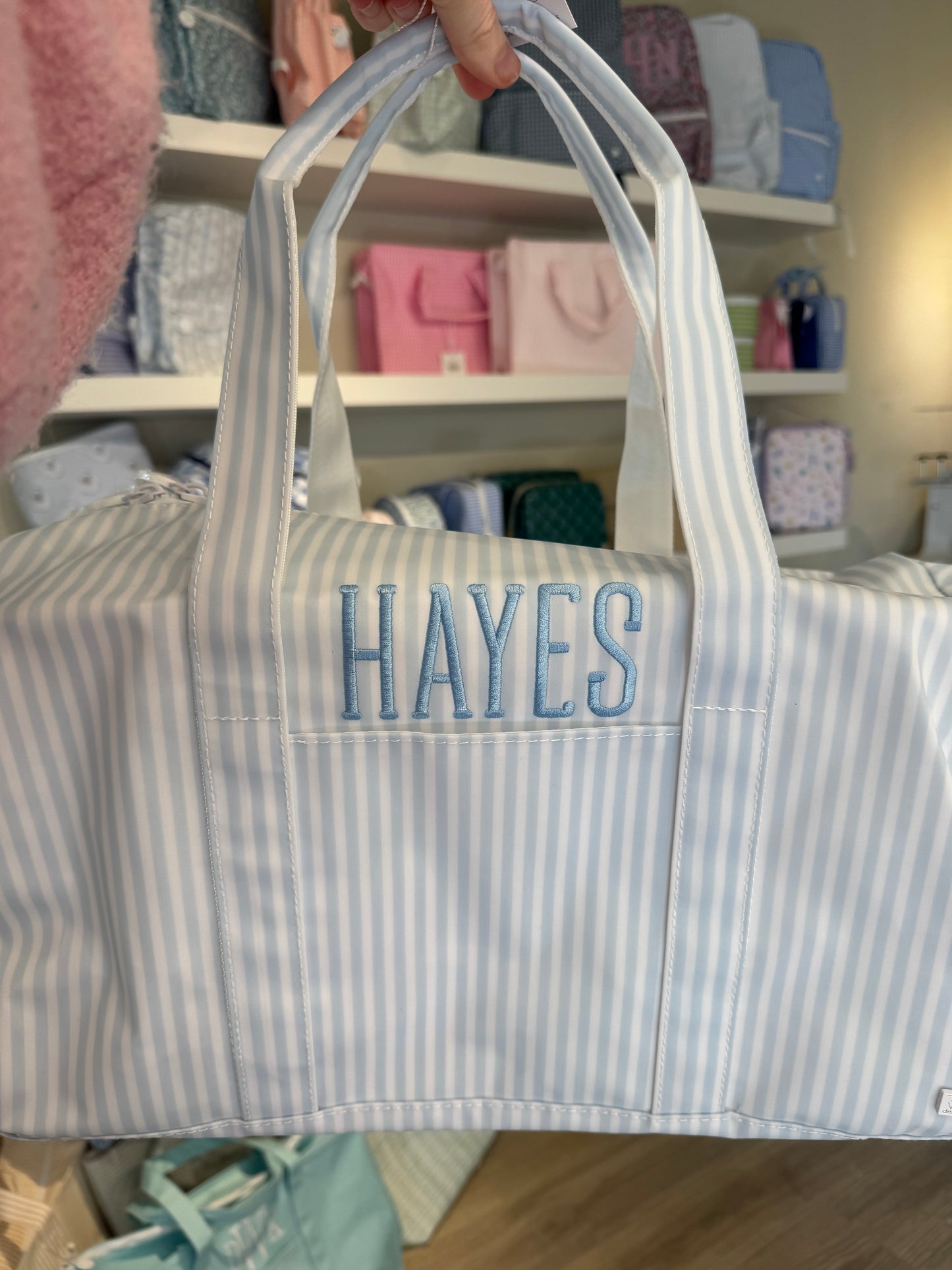 WEEKENDER Duffel Bag - Pimlico Blue Stripe by TRVL Design