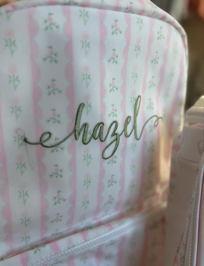 BACKPACKER - Ribbon Floral Pink Backpack by TRVL Designs