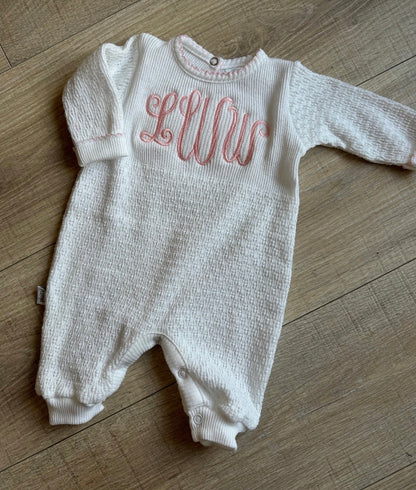 Paty Knit Long Sleeve Romper (PREORDER ETA April)