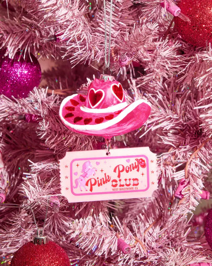 Pink Pony Club Chappell Roan Christmas Ornament - glass Christmas Xmas