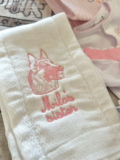 Personalized Pet Burp Cloth