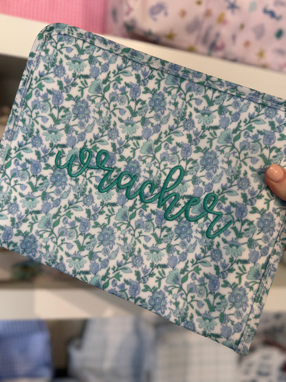 Large Roadie Zip Pouch - Hamptons Floral by TRVL Designs