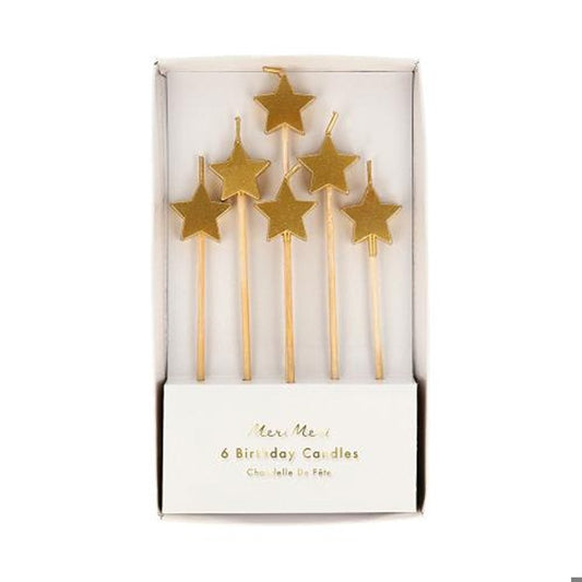 MERI MERI Gold Star Candles
