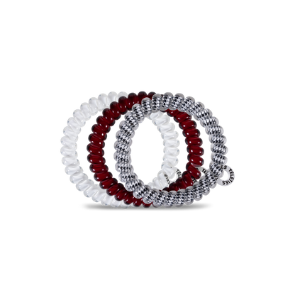 Spiral Hair Coils | Small | Univ. of Alabama Hair Ties