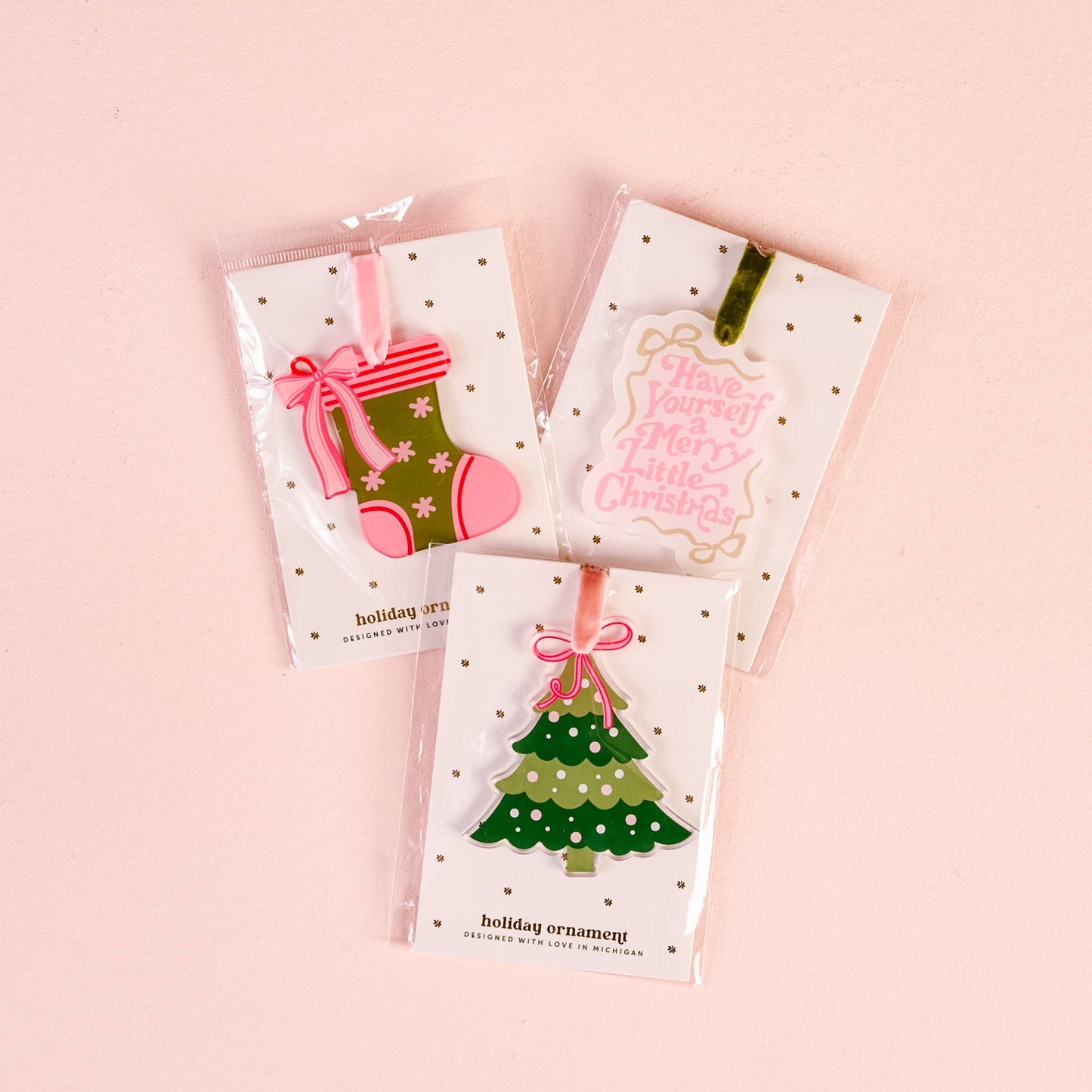 Holiday Tree Ornament-Merry Little Christmas