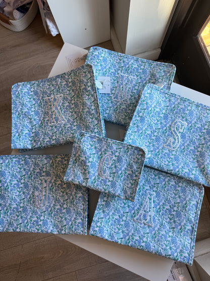 Large Roadie Zip Pouch - Hamptons Floral by TRVL Designs