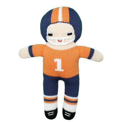 Football Player Knit Doll