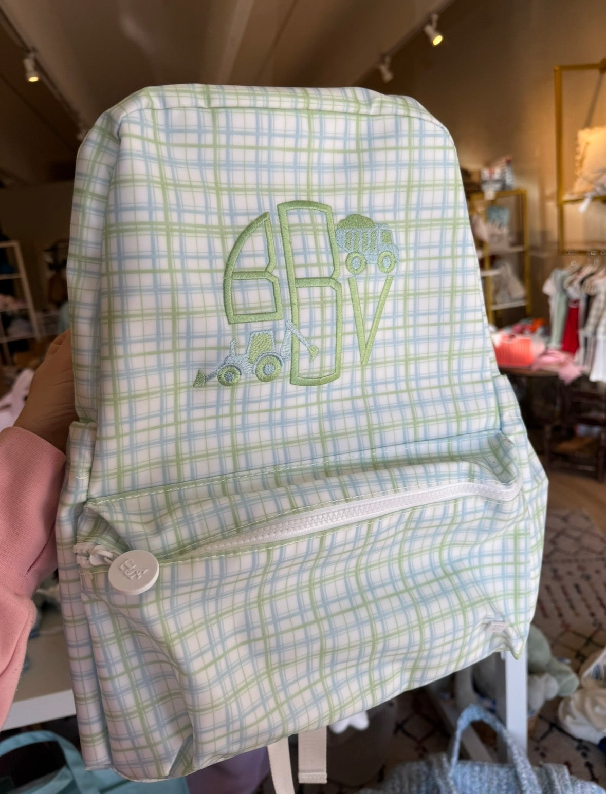 BACKPACKER - Classic Plaid Green Backpack by TRVL Designs