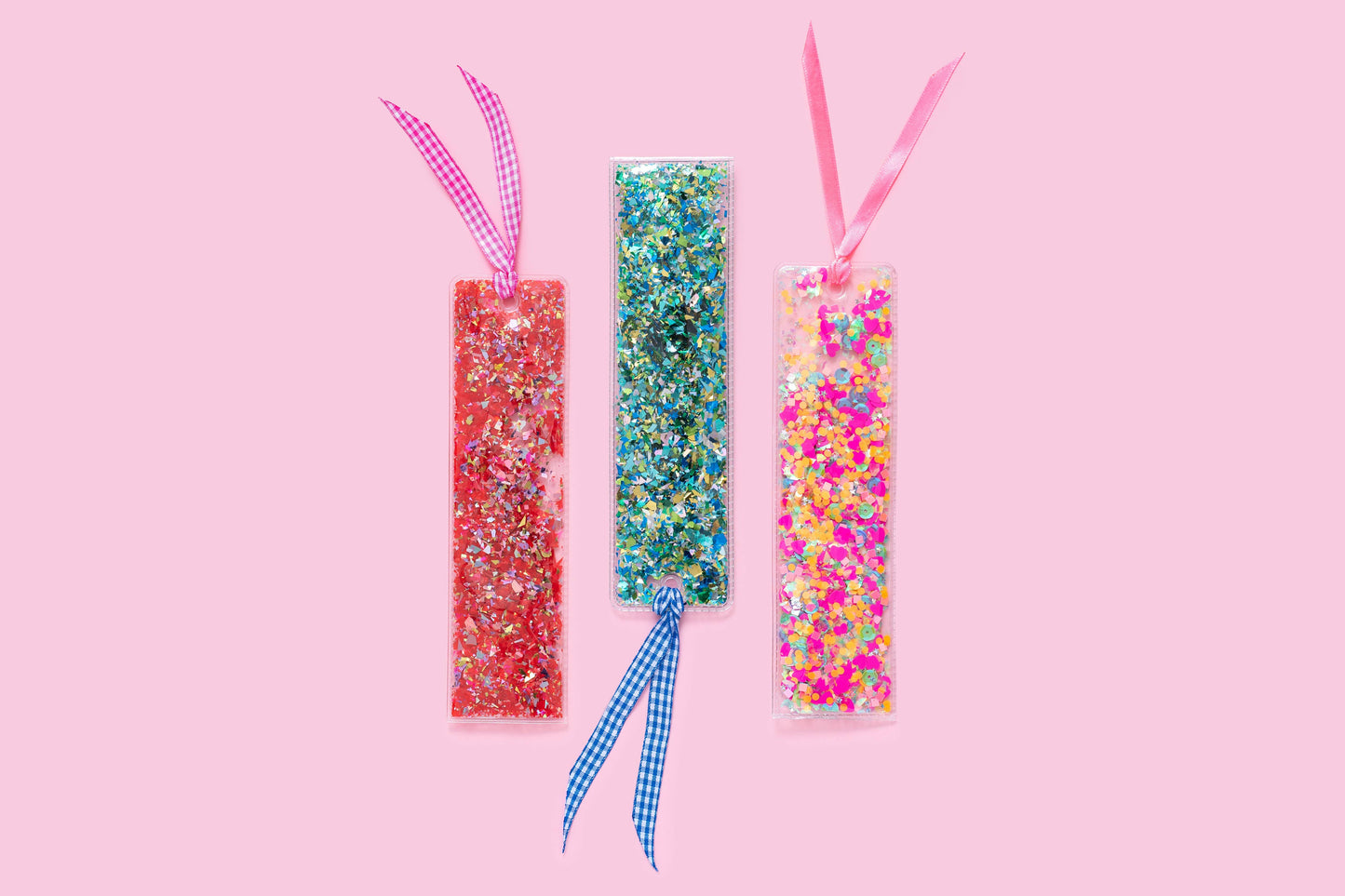 Bookmark - Blue + Green Confetti
