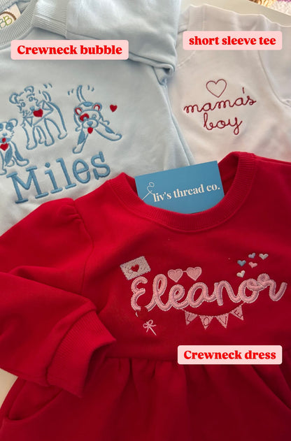 VALENTINE DROP - Crewneck Bubble (Custom Design!)