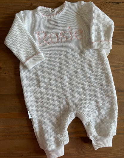 Paty Knit Long Sleeve Romper (PREORDER ETA April)