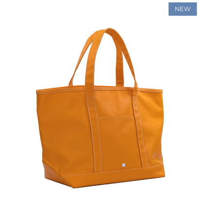 MAXI TOTE - Coated Canvas Large ORANGE by TRVL Designs