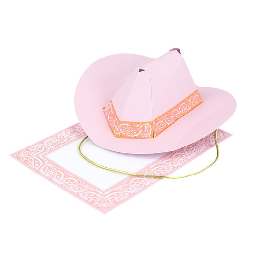 MERI MERI Pop-Up Western Hat Birthday Card