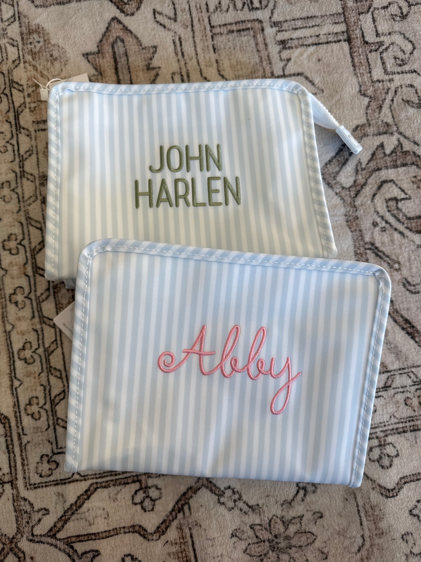 Medium Roadie - Pimlico Blue Stripe