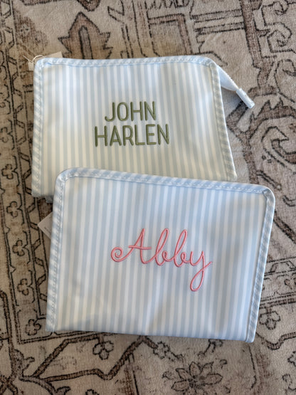 Medium Roadie - Pimlico Blue Stripe