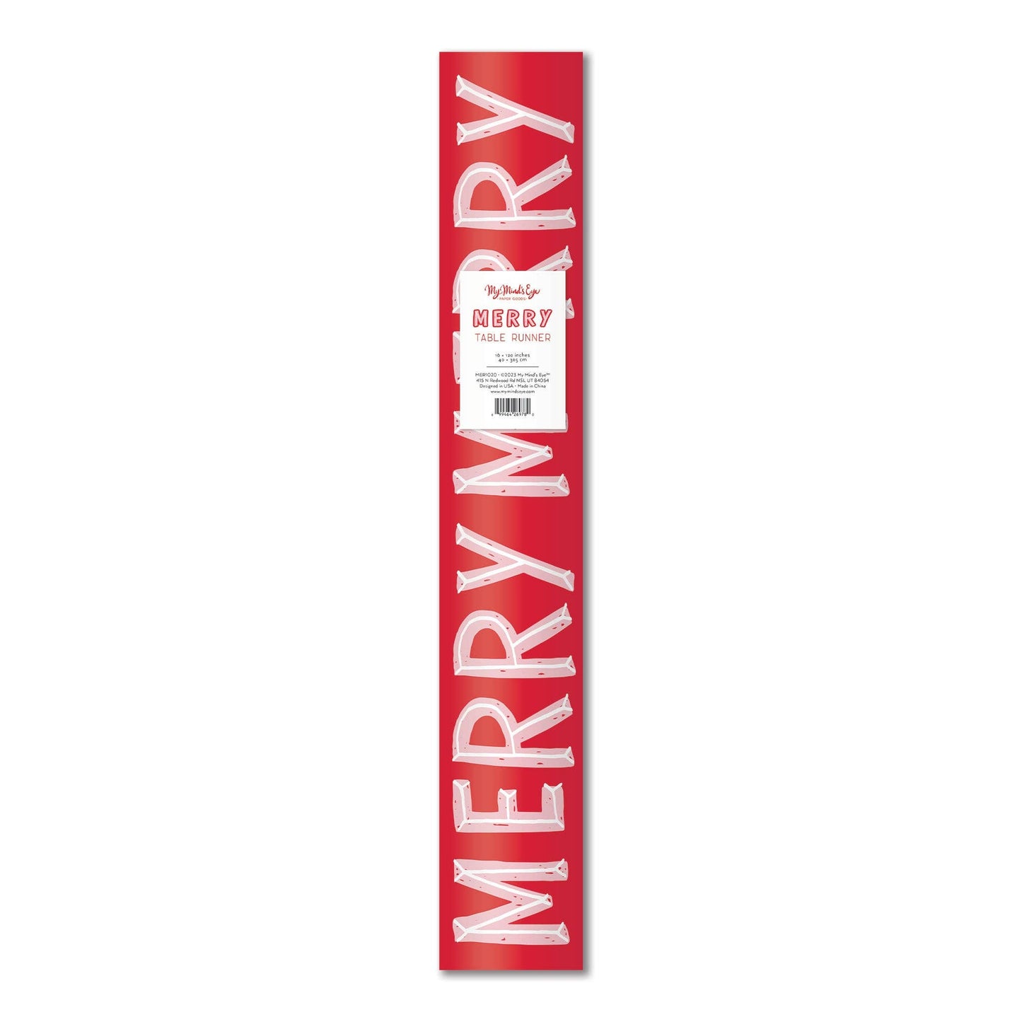 MER1020 - Merry Holiday Paper Table Runner
