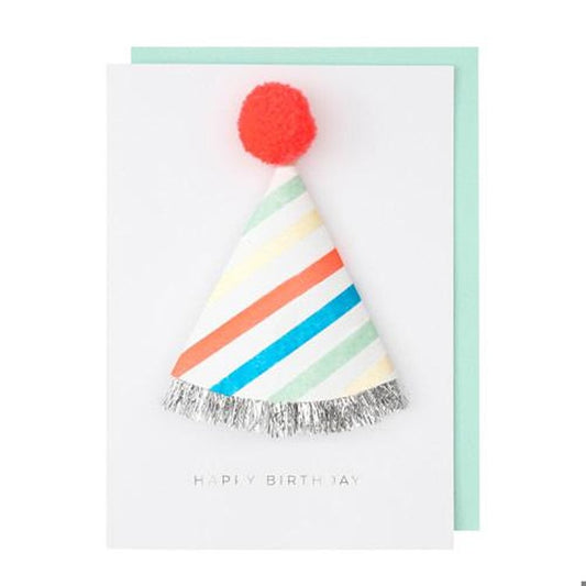 MERI MERI Birthday Hat Card