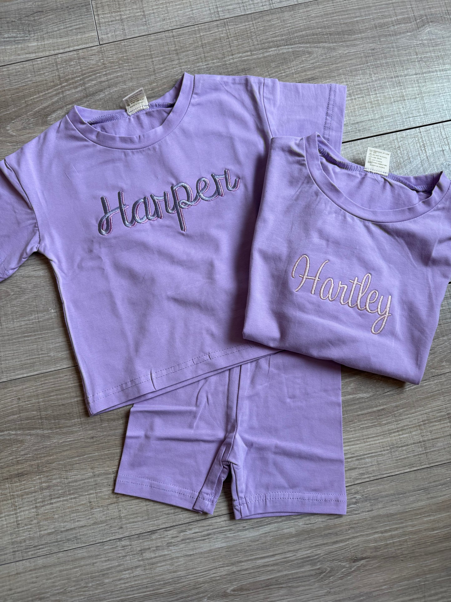Biker Shorts Set