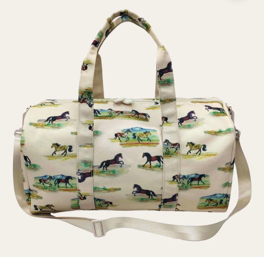 WEEKENDER DUFFEL BAG IN WILD HORSES by TRVL