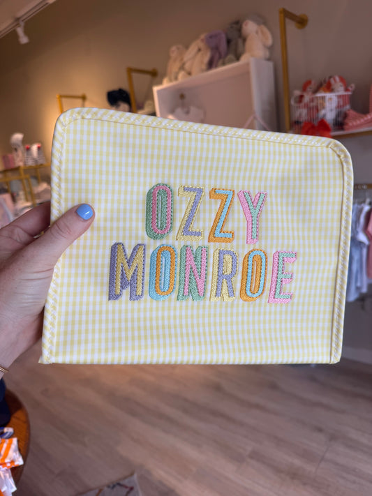 Large Roadie - GINGHAM BUTTERCUP by TRVL Designs