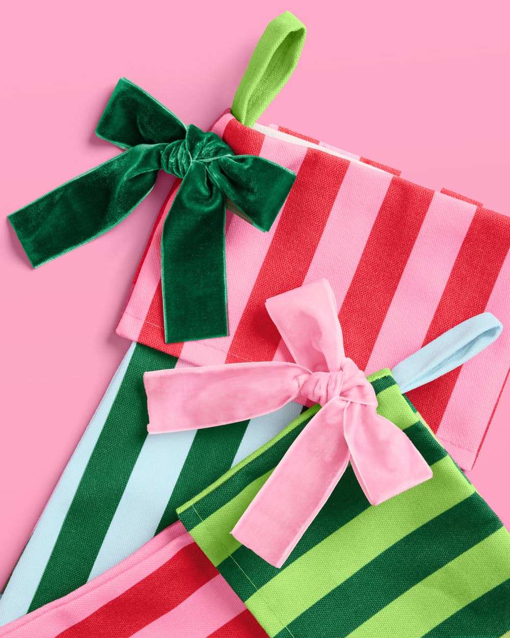 Striped Stocking - Xmas Christmas Holiday Tree