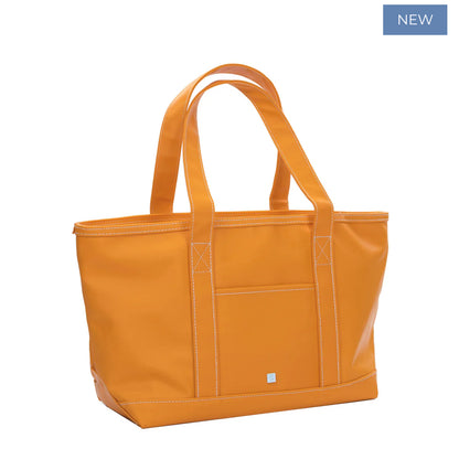 Medium Tote - Coated Canvas Orange